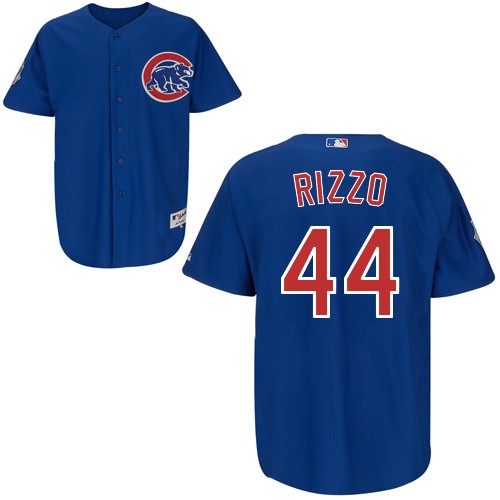 Anthony Rizzo #44 mlb Jersey-Chicago Cubs Women's Authentic Alternate 2 Blue Baseball Jersey